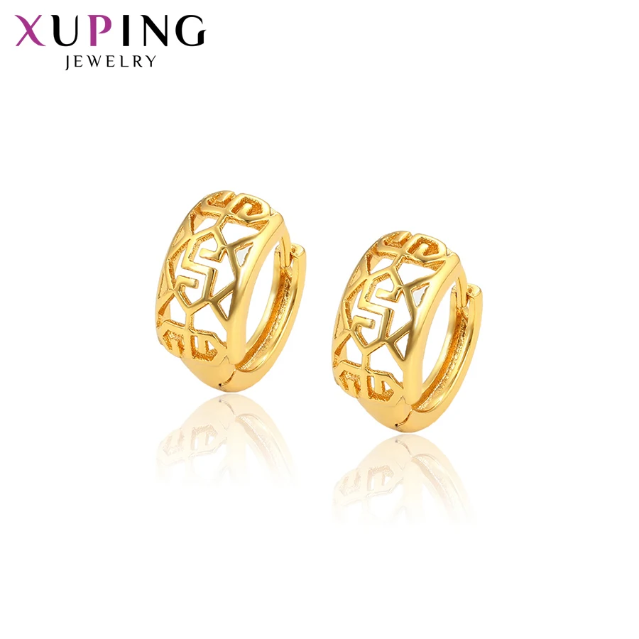 

Xuping Jewelry Trendy Vintage Earrings Pure Gold-color Plated for Women Wedding Thanksgiving Gifts S114,7-97177