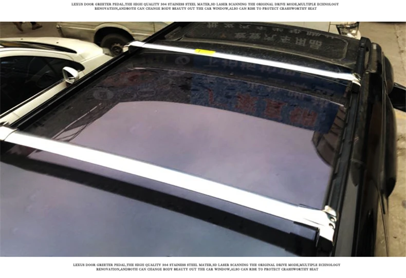 Багажник на крышу из алюминиевого сплава для Land Rover Дискавери 4 LR4 2010- рельсы бар багаж Перевозчик Бар топ поперечные стойки железнодорожные коробки