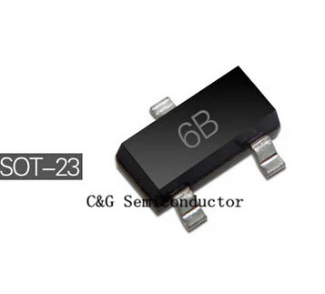 

100pcs BC817 BC817-25 6B SOT-23 NPN transistor