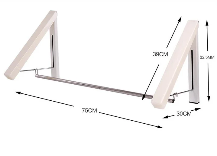 Выдвижная внутренняя вешалка для одежды Волшебная многофункциональная Модная Складная сушилка для одежды Водонепроницаемая вешалка для одежды