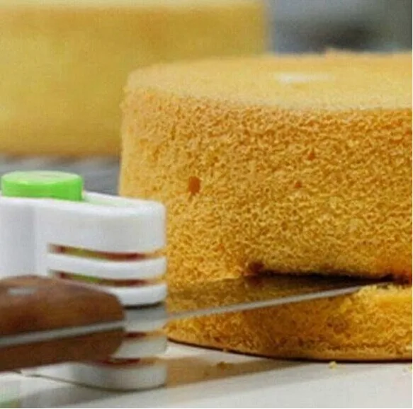 Торт DIY инструмента Кухня 2 шт. 5 слоев Кухня DIY торт Хлеб Cutter Leveler Тесак резки фиксатора инструменты