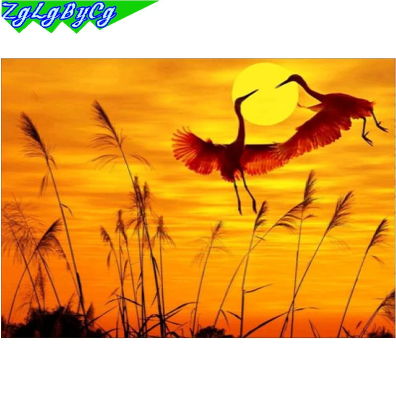 

DIY 5D Diamond Dusk scenery full Diamond Painting Cross Stitch Kits Diamond Embroidery Patterns Rhinestones M0054