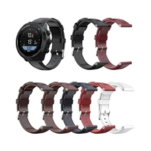 6 цветов универсальные для Spartan спортивные наручные часы HR Baro Suunto9 D5i дорожные часы 24 мм масло воск кожаный ремешок регулируемый