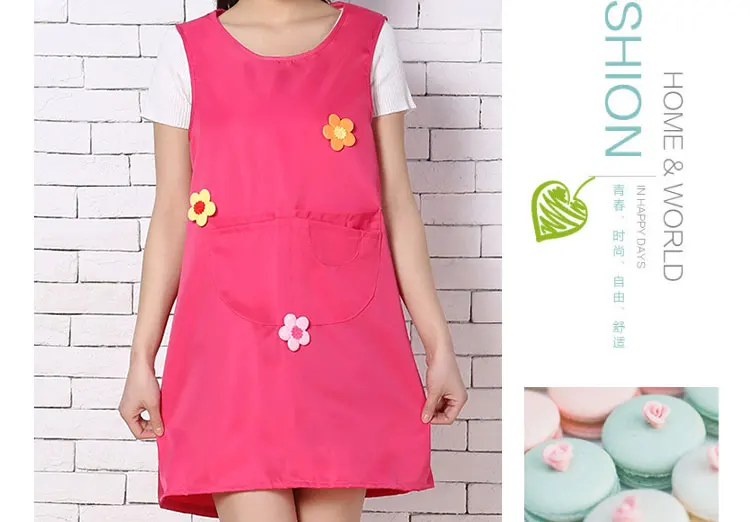 Корейская мода Кухонные фартуки масло противообрастающая рабочая одежда простое платье для взрослых женская сумка через плечо почта