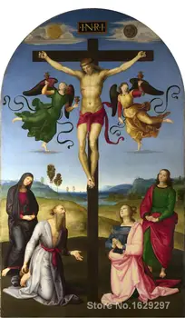 

Mond Crucifixion Paintings by Raphael sanzio impressionist art High quality Hand painted