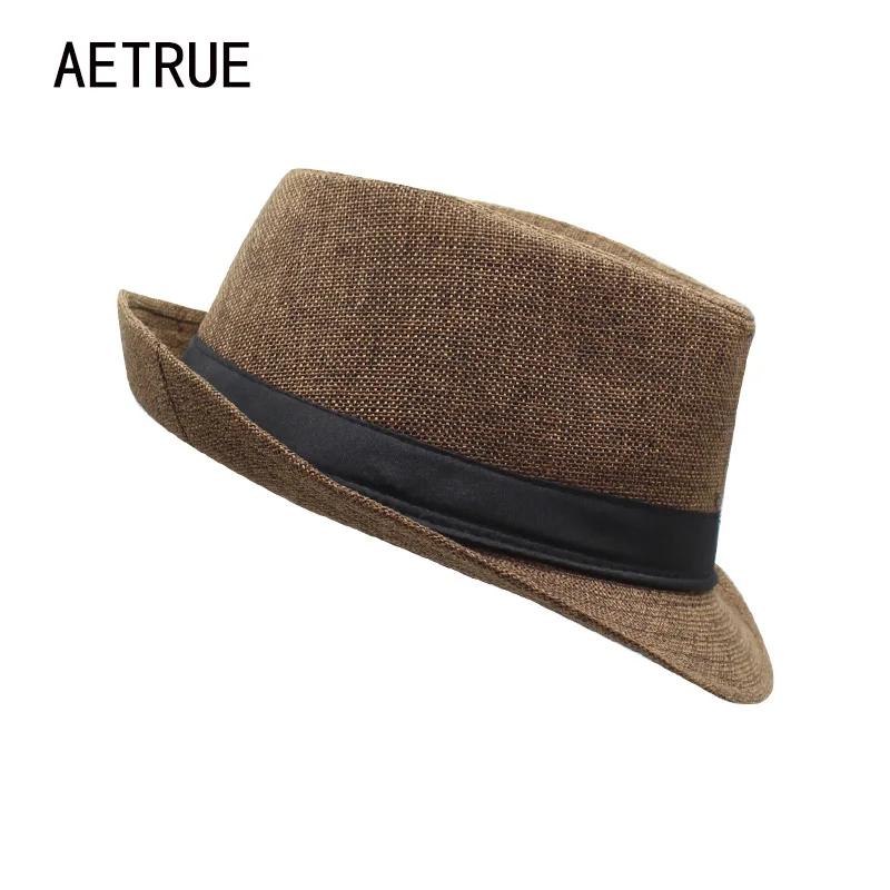 Men Fedoras Hat Women Felt Hats beach hats Panama Caps Wide Brim Brand ...