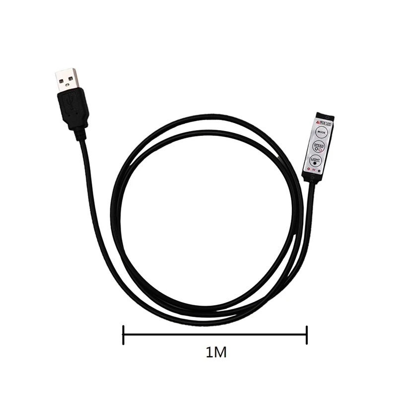 DC5V мини 3Key USB LED RGB контроллер 4Pin пульт дистанционного управления диммер для SMD