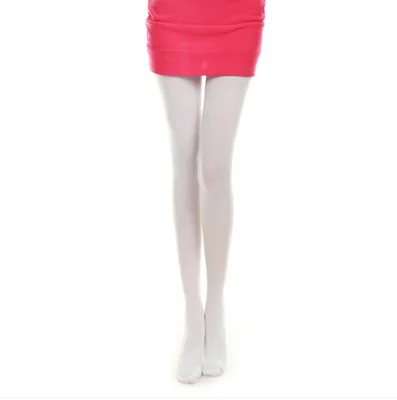 120D Spring Autumn Female Tight Fluorescence Velvet Pantyhose Candy Color Hose Thin Leg Women Tights