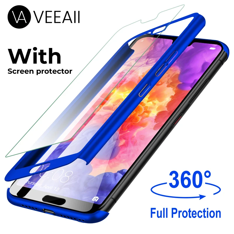 

VEEAII Protective Full Cover Phone Case for Huawei P20 Lite Case P30 Pro Mate 10 20 for Huawei P30 Lite Case P10 P9 P Smart Case