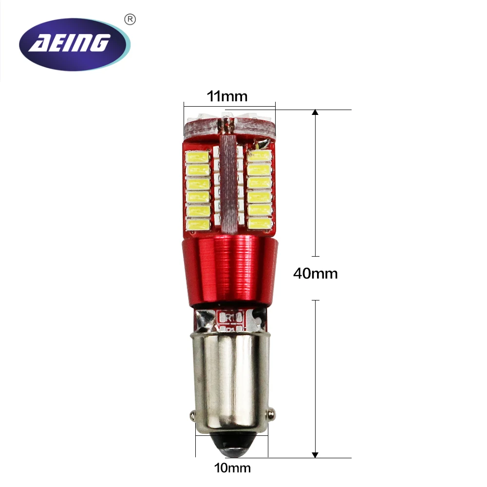 AEING 1 шт. T11 T4W W6W H6W BA9S 3014 57SMD Canbus светодиодный ошибок светодиодный Клин дверь читать светильник Лампа ксенон белый красные, синие