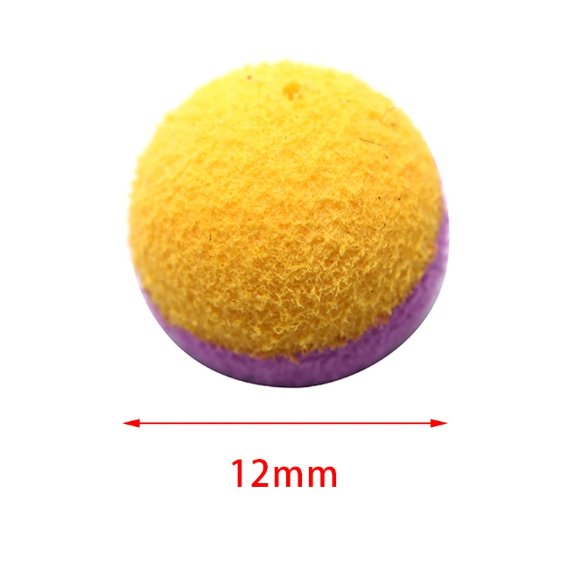 15 шт. приманка для ловли карпа Duo Foam Pop Up Boilies Ball имитация приманки волосы Zig Rig Фидер