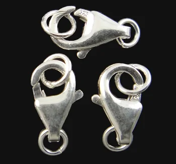 

YYW 10pcs Tibetan Silver Colour Lobster Claw Clasp Silver Clasp for Jewelry Necklace Bracelet DIY Making Findings