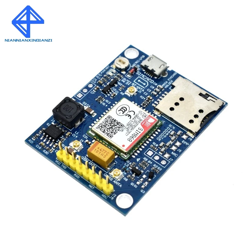 SIM868 GSM GPRS GPS BT сотовый Модуль MINI плата коммутационная вместо SIM808|Интегральные