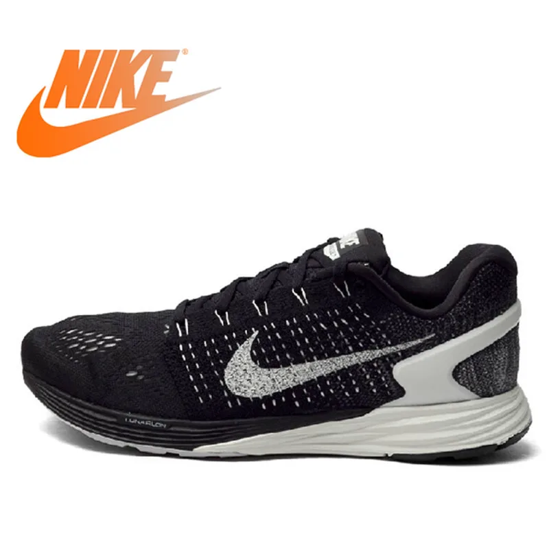 

Official Authentic Nike LUNAR Glide 7 Men's Mesh Light Running Shoes Sneakers sports Outdoor Walking Jogging Breathable 747355