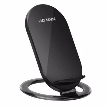 

SOONHUA Qi Wireless Charger For iPhone X 8 Samsung S9 S8 S7 Phone Alloy Stand Fast Wireless Charging Pad Docking Dock Station