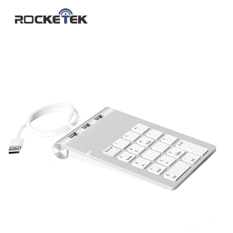 

Mini Numeric Keypad keyboard 18Keys Numeric Key pad Numpad Number Pad with 3 ports usb hub for Laptop Desktop PC notebook