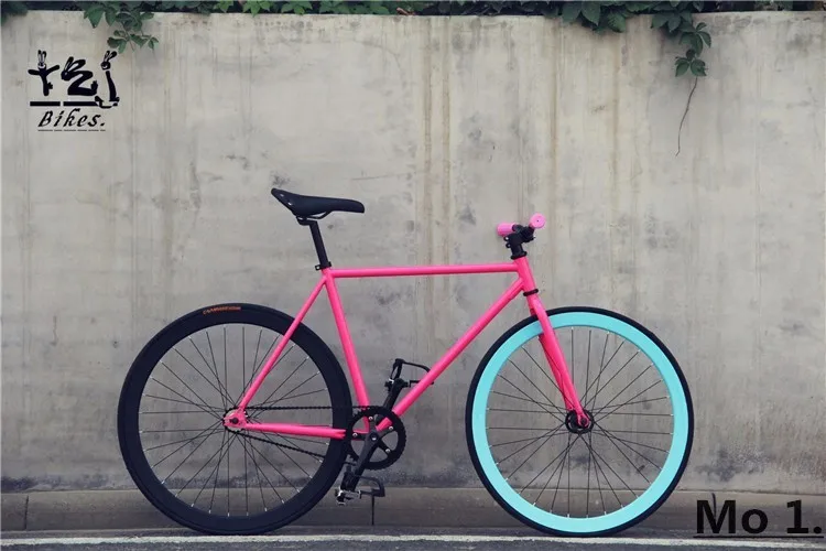 1 шт. fixie велосипед с фиксированной передачей 46 см 52 см 56 см DIY односкоростной Дорожный велосипед трек fixie Велосипед fixie велосипед