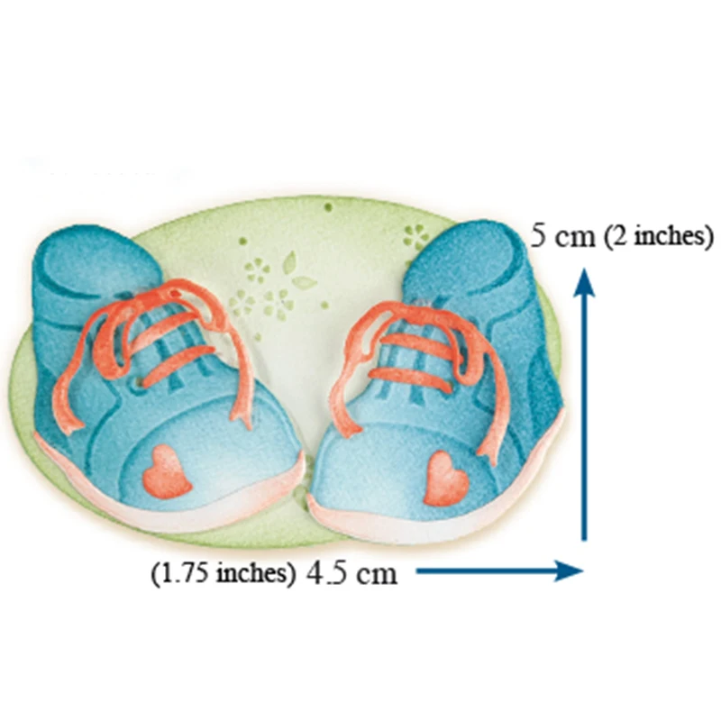 Детская обувь металлические режущие штампы трафарет для DIY скрапбукинга изготовление бумажных открыток товары для декоративного рукоделия шаблон