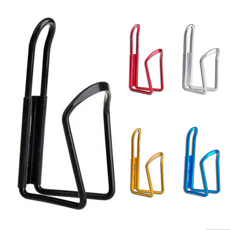 Aluminum Alloy Bicycle Bottle Holder Mountain Bike Bottle Cage Bracket Cycling Drink Water Bottle Holder Rack Cycle Accessories
