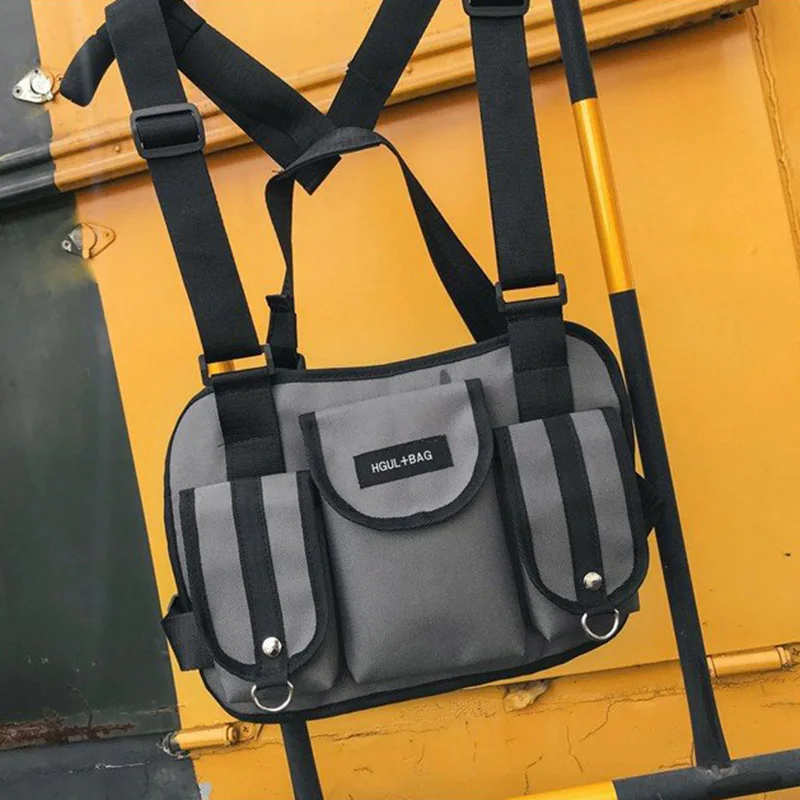 Hot Fashion Women Chest Bags INS Popular Outdoor Sport Waist Crossbody PUBG Female Bolsa Personality Unisex Shoulder Bag SS3498 (12)