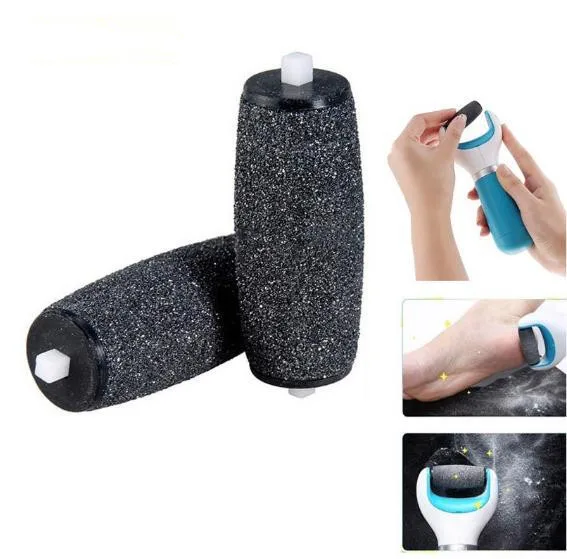 

2Pcs useful dull Polish Foot tool Heads care Hard Skin Remover Refills Replacement Rollers For Scholls File