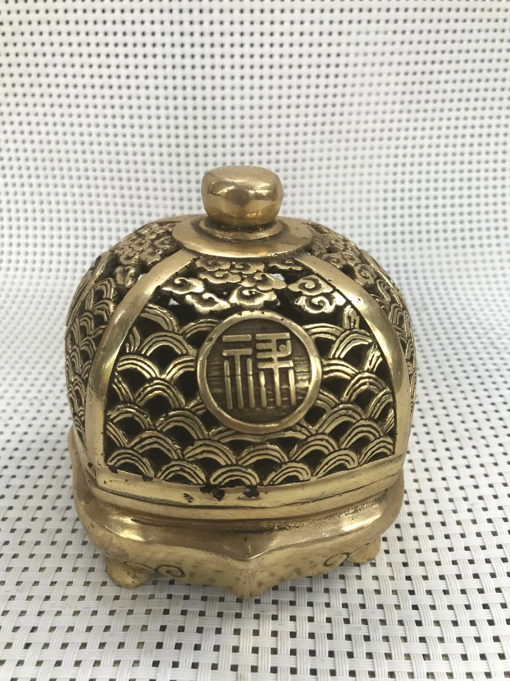 

Chinese Collectible Copper statue Handwork Incense Burners Home Decorations