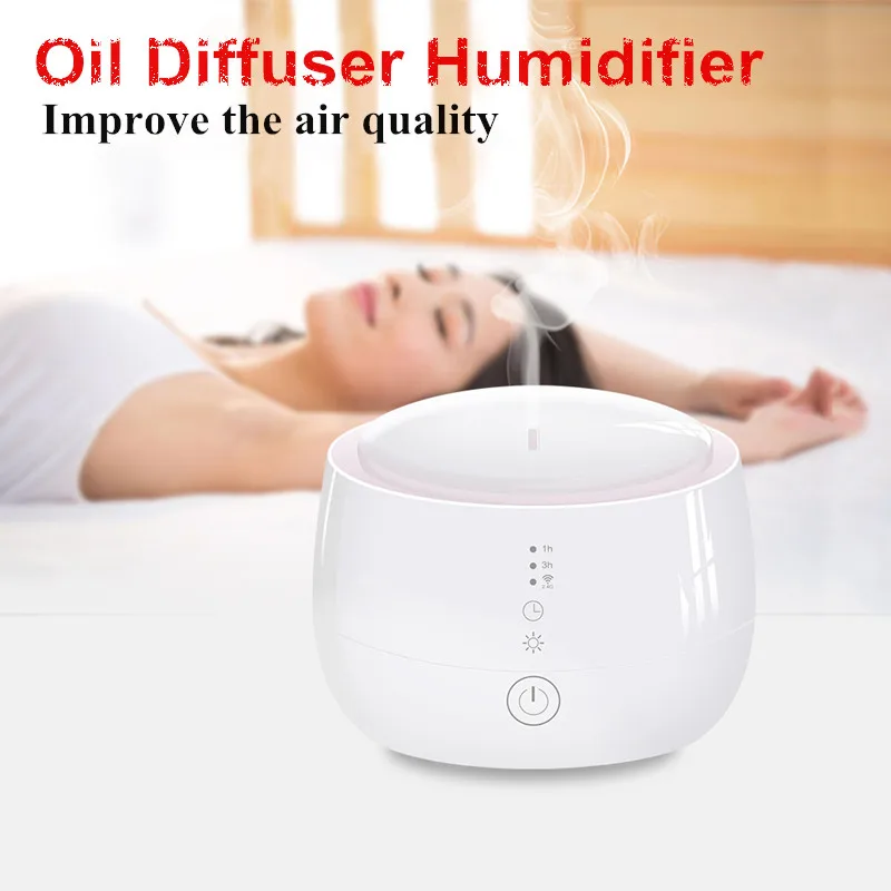 

300ml Aroma Essential Oil Diffuser Ultrasonic Air Humidifier With APP Control LED Light Electric Aromatherapy For Office Home