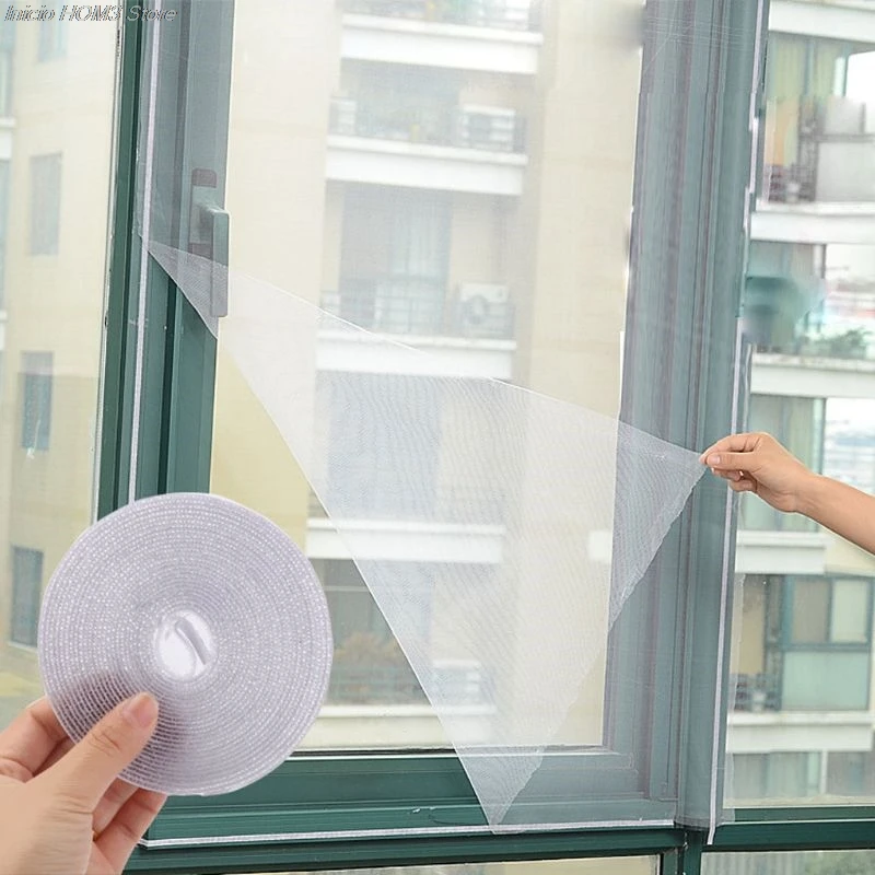 

Insect Screen Window Netting Kit Fly Bug Wasp Mosquito Curtain Mesh Net Cover