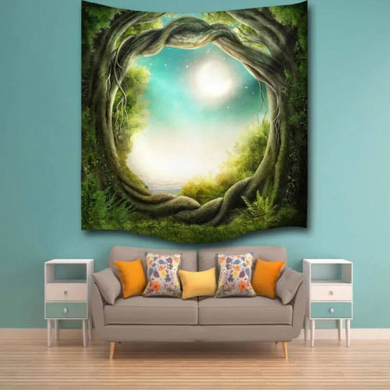 Лидер продаж тропический лес тропическая Пальма гобелен с изображение листьев настенный Декор для гостиной спальни
