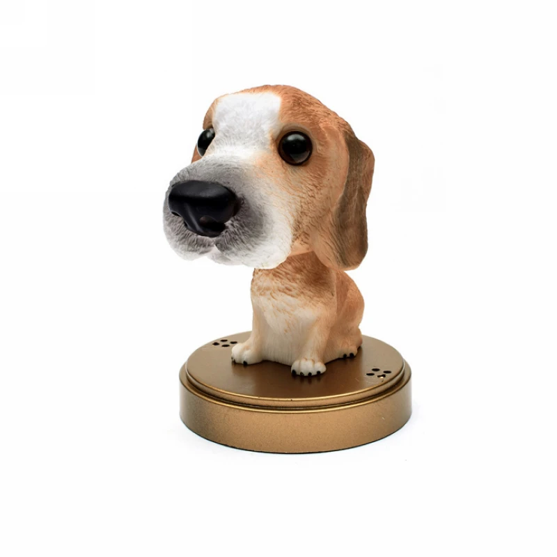 New Cute Nodding Dog Perfume Ornament Car Dashboard Decor Air Freshener Diffuser New