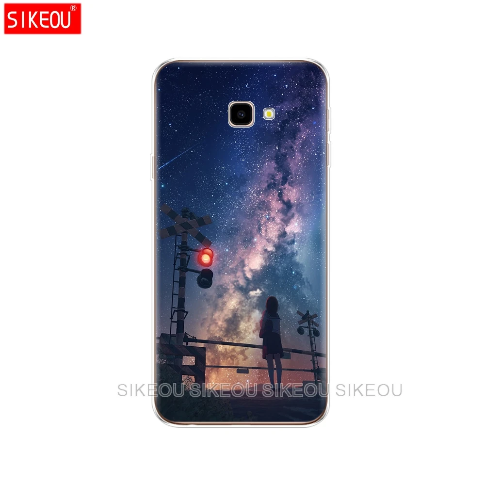 Силиконовый чехол для Samsung J4 Plus мягкий Prime Sm J415 прозрачный телефона|Бамперы| |