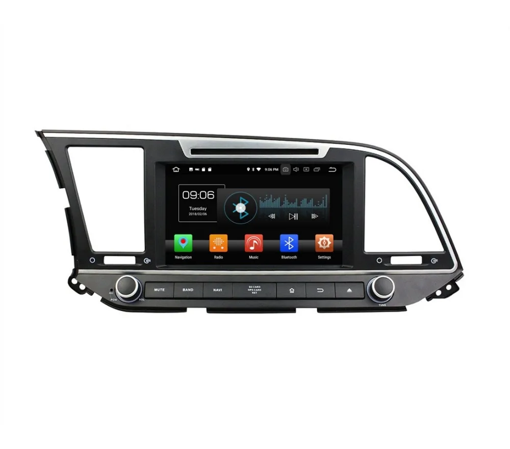 Clearance 8" Android 8.0 Car Stereo DVD Radio GPS Multimedia for Hyundai Elantra 2016 4GB RAM Bluetooth 3G/4G WIFI USB Mirror-link 2