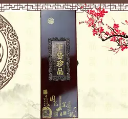 2016 Высокое качество Китайская традиционная шерстяные кисть живопись каллиграфия ручка Подарочная коробка костюм