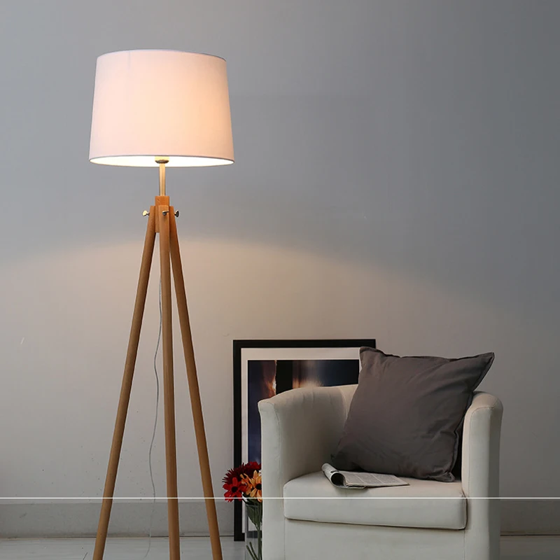 Modern-Nordic-Wooden-Floor-Lamps-Wood-Fabric-Lampshade-Tripod-Standing-Lamp-For-Living-Room-Bedroom-Indoor (4)