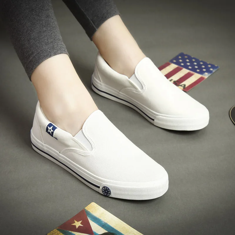 font b Women b font Flats 2016 Spring New Brand Fashion Faux Leather Low Round