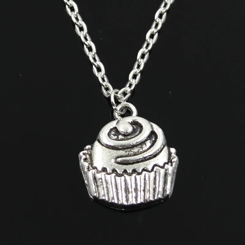 new fashion cupcake cake Pendants round cross chain short long Mens
