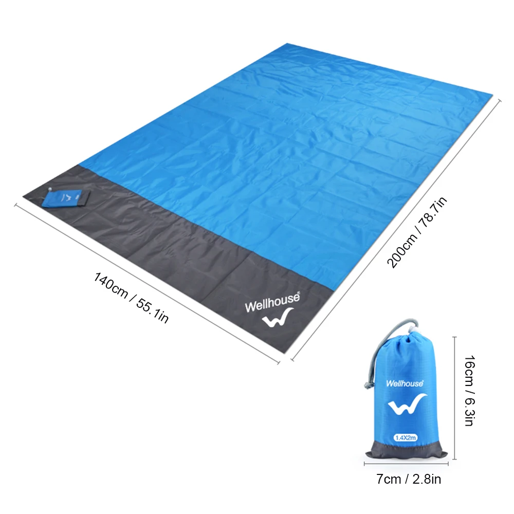 Портативный Открытый походный коврик водонепроницаемый пляжное одеяло коврик для пикника наземный детский спальный складной матрас влагонепроницаемый коврик для палатки