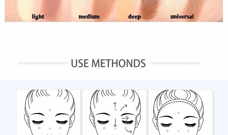 UBUB Concealer Stick Double-ended 2 in1 Create Face Makeup Smooth Concealer Palette Proofreader For Face Konsiller Highlighter (12)