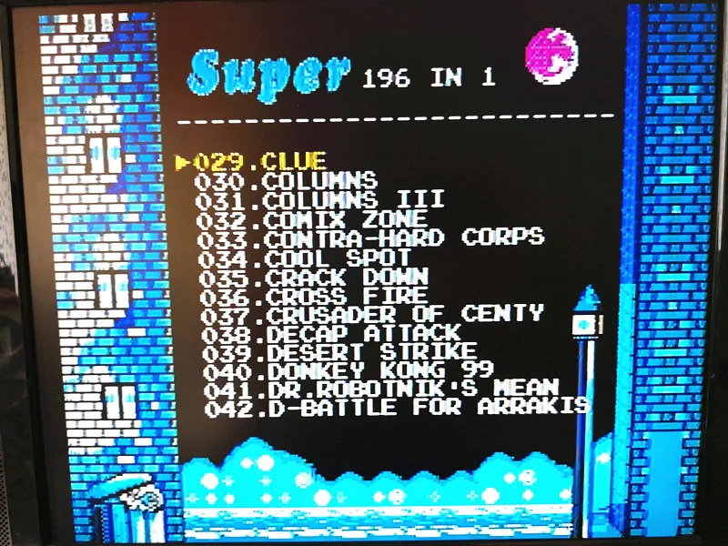 2018 !!! 196 in 1 multi games batter than 112 in 1 and 126 in 1 For Sega Mega Drive For PAL and NTSC drop shipping