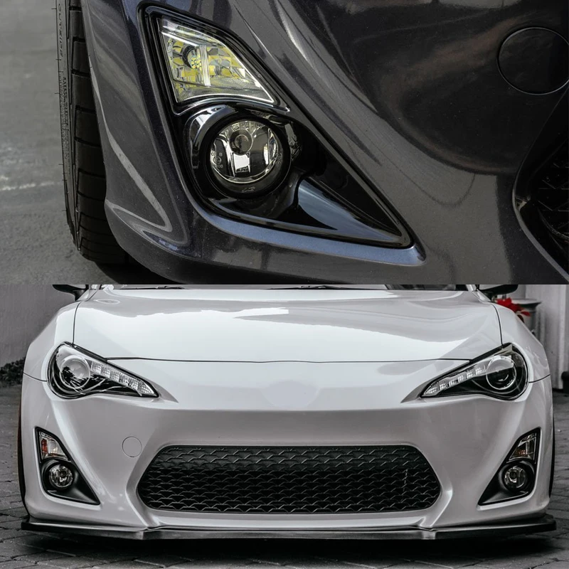 2 шт./компл. передних противотуманных фар бампера лампы рамка для Toyota GT86/Scion FR-S/для BRZ Туман лампа бампер автомобиль-Стайлинг бампер