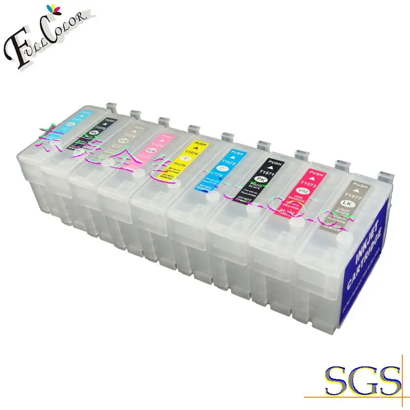New and Free shipping T1571 CISS Cartridge For Epson Printer photo R3000 9 Color refill Cartridges | Компьютеры и офис