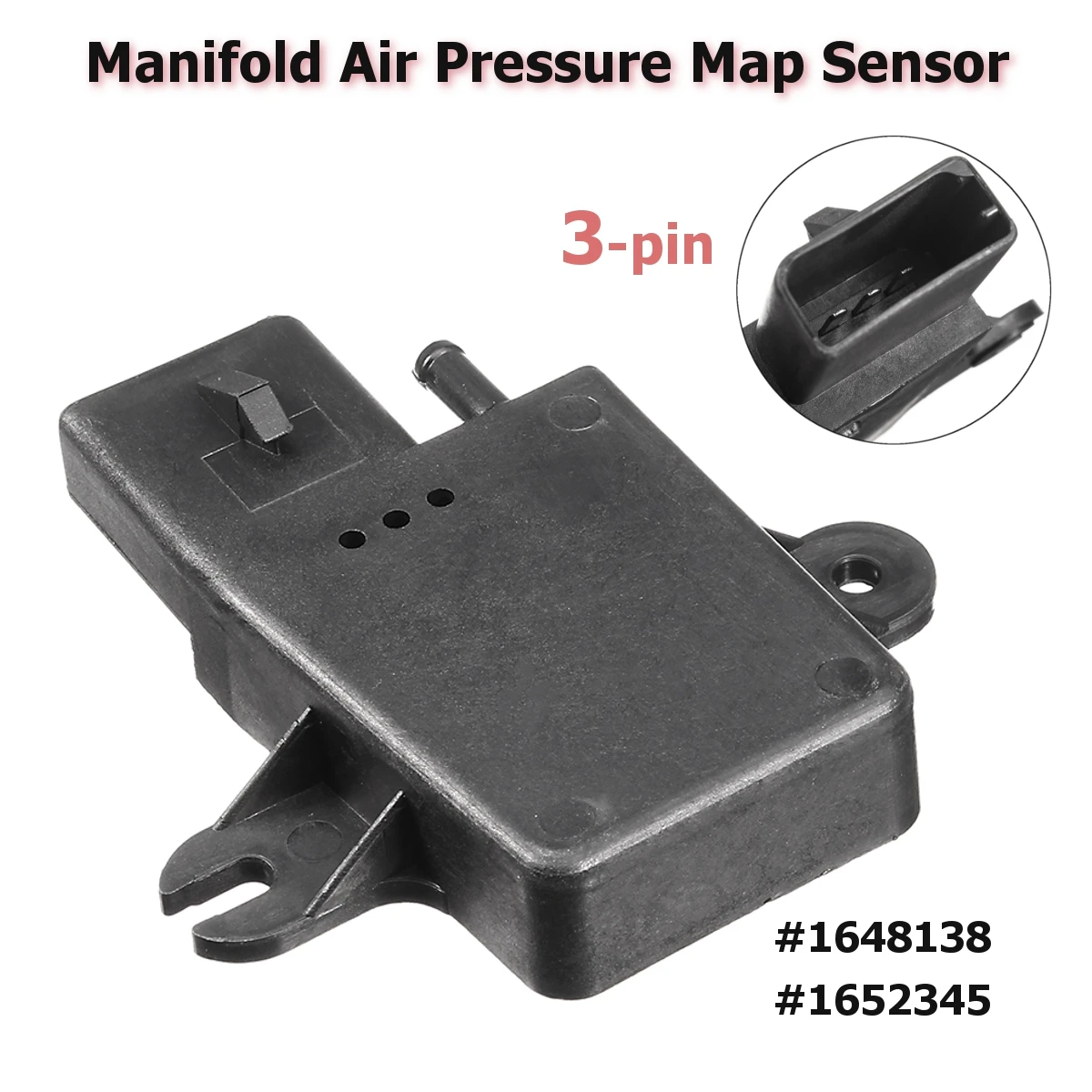 

For Ford F-150 F-250 F-350 F600 F700 7.0L 7.5L 1984-1997 1996 1995 #1648138 #1652345 Manifold Air Intake Pressure Map Sensor