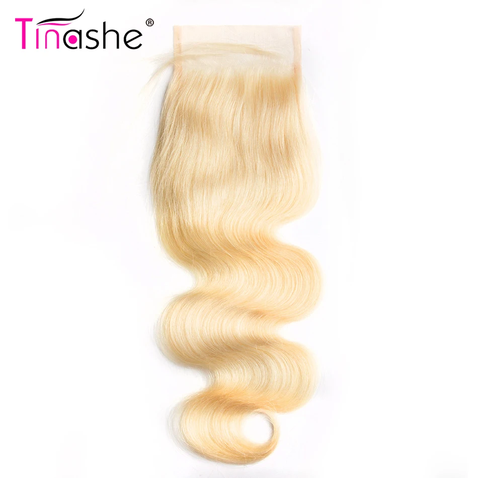 

Tinashe Hair 613 Closure Brazilian Hair Body Wave 4x4 Lace Closure 100% Remy Human Hair Full Blonde Lace Closure