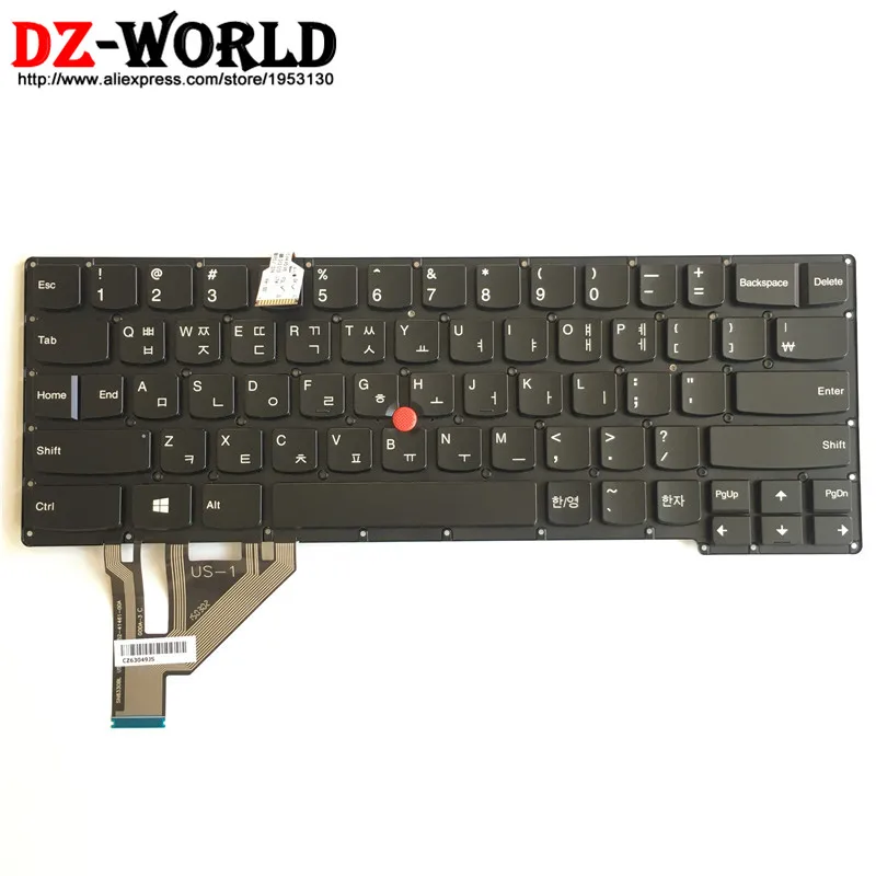 Новая/оригинальная KR Корейская клавиатура с подсветкой для Thinkpad X1 Carbon 2nd Gen 20A7 20A8