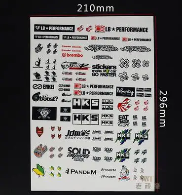 Waterpaster Water Stickers for Traxxas TRX4 Axial Scx10 Tamiya CC01 CR01 FJ40 RC