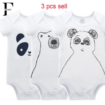 

newborn girl romper baby soft summer kids overalls infant jumpsuit 3 pcs cotton boys coat cute cartoons toddler jumpsuit set