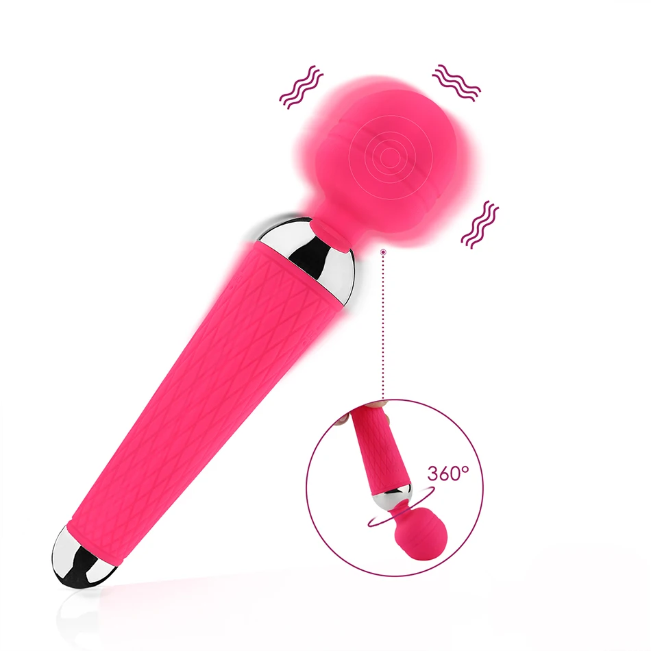 CRDC Vibrator for Women 10 Speed AV Wand G Spot Magic Dildo Vibrators Vagina Massager Oral Clitoral Sex Toys Vibrator Erotic Toy