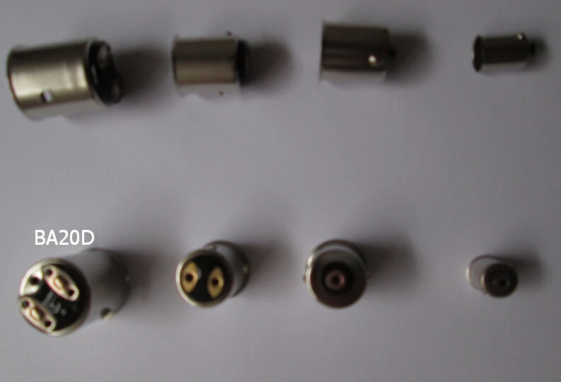 MIX BA15S lamp holders+BA15D lamp bases+BA9S adpter+BA20D light socket