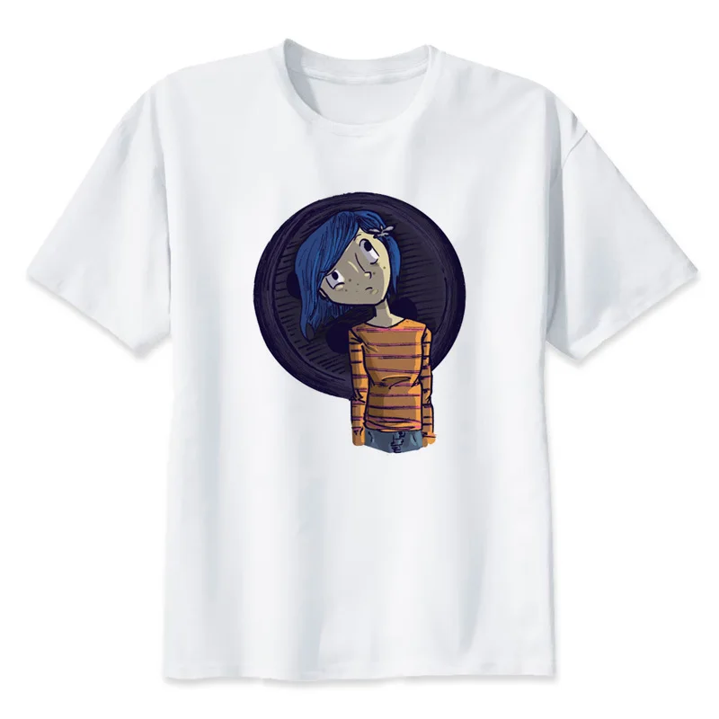 

coraline Tee Printed T-shirts Men man Fitness Compression Clothing Male Tops Y1414