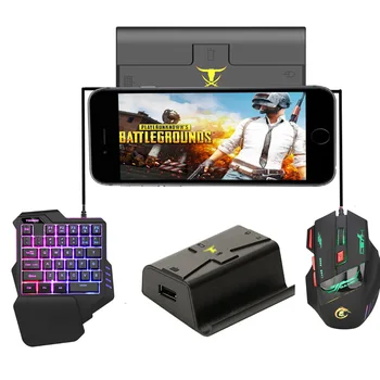 

G1X Plug and Play PUBG Mobile Gamepad Controller Gaming Keyboard Mouse Android Phone to PC Converter Adapter for Android